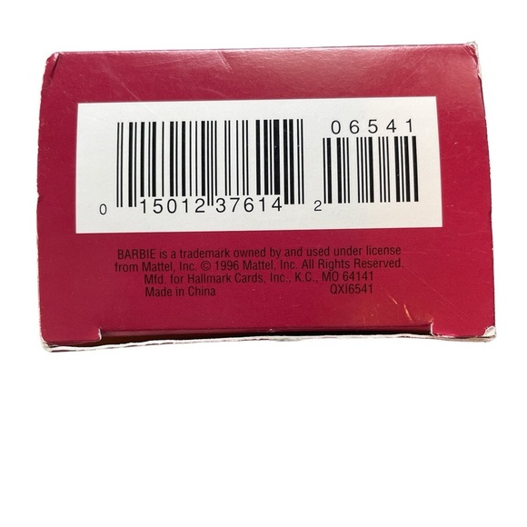 NIB Hallmark Keepsake Ornament BARBIE Enchanted Evening 1996, #3 in series - Picture 3 of 5